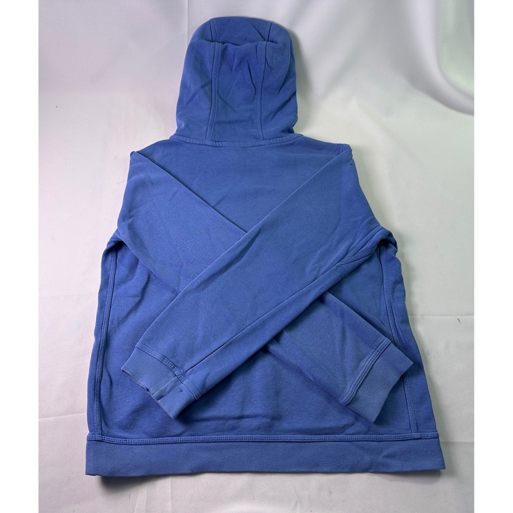 VINTAGE 90s Y2K Nike Blue Youth XL Hoodie Sweatshirt Embroidered Swoosh Classic - Picture 8 of 9